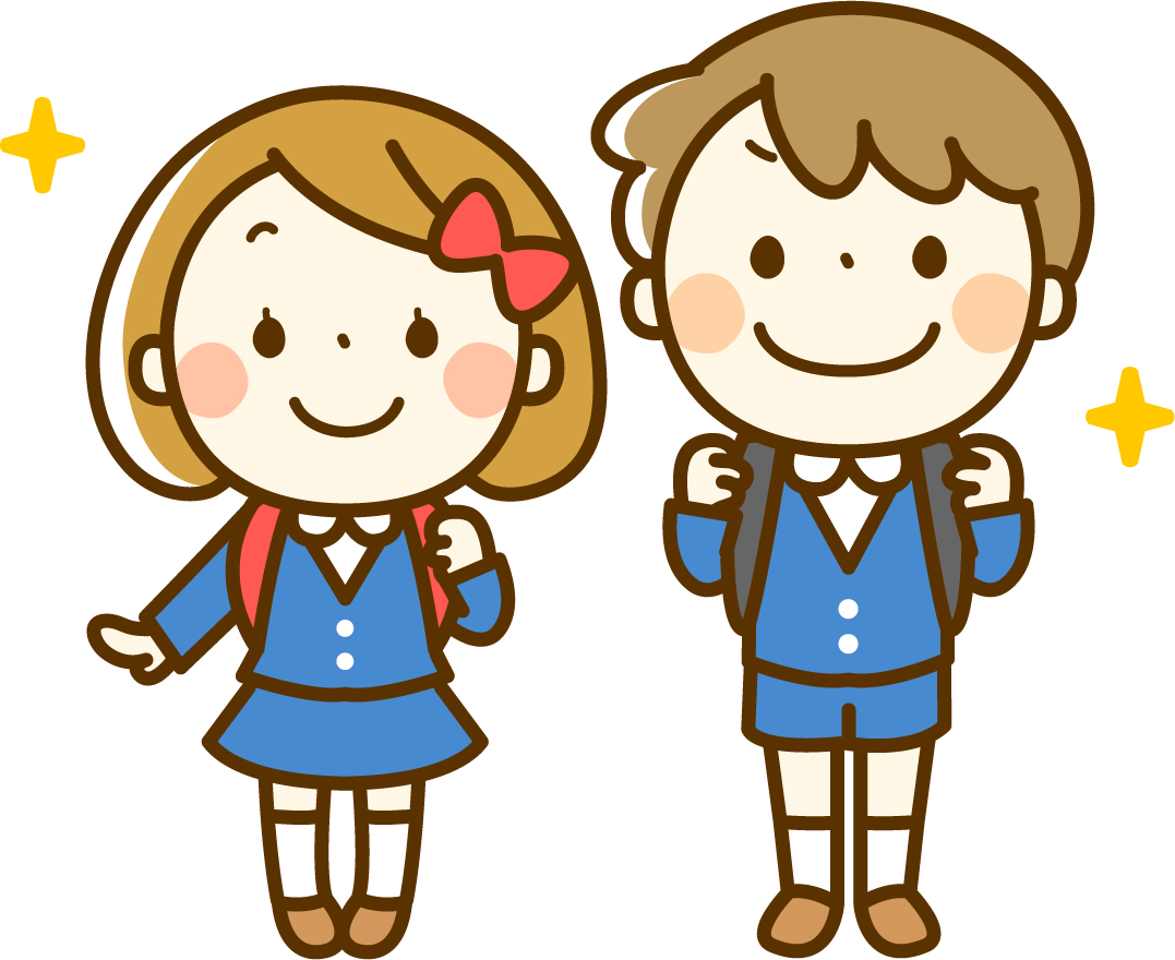 小学生 女の子 イラスト 簡単