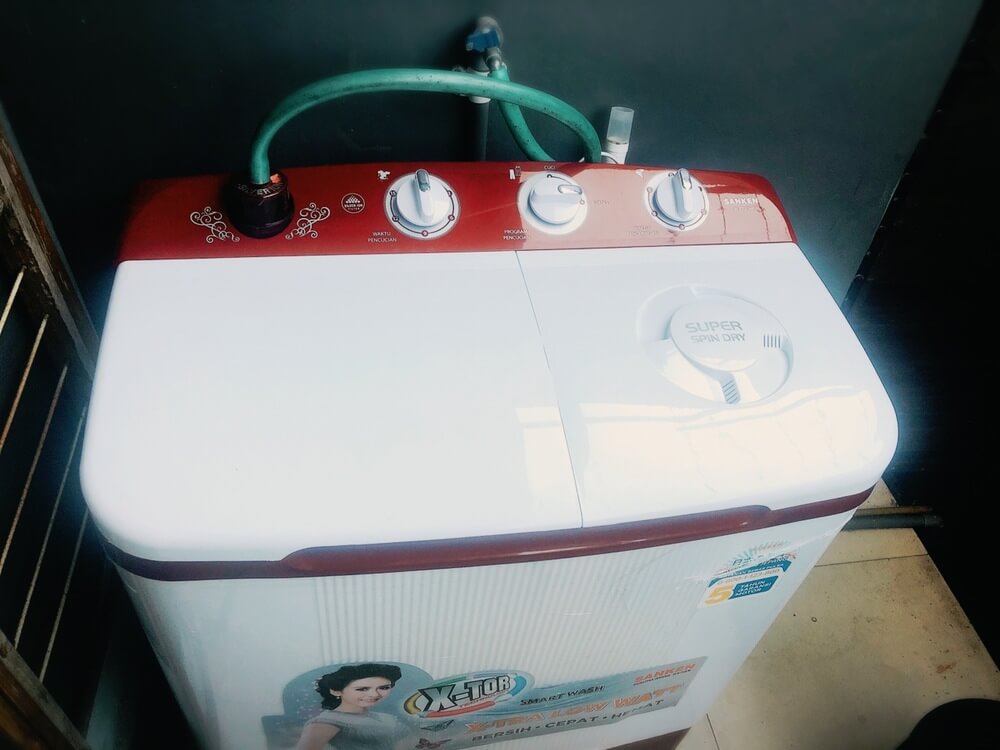 バリ島で購入した洗濯機の写真